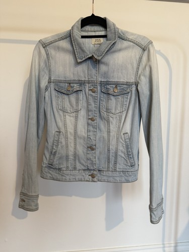 Giacca denim cotone lavaggio
