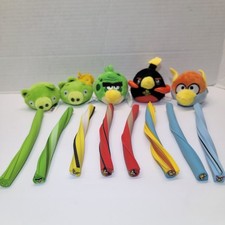 Peluche e bastoncini Angry Birds Flinger lotto misto di 13 pupazzi dito topper matita