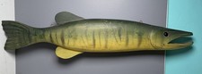 Wood Trout Salmon Carved Fish