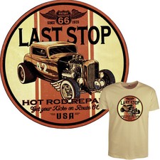 T-shirt auto d'epoca Hot Rod