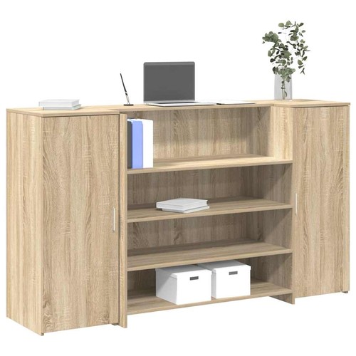 Banco reception rovere fumo - reception,
