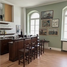 Mobile bar in legno massello