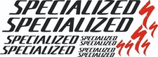 ADESIVI  SPECIALIZED decals sticker bici set 14 adesivi VERNICIABILI