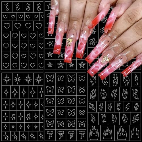 Fogli aerografo stencil - 6,