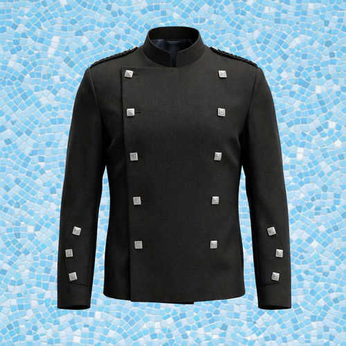 Giacca kilt uomo nero - , montrose