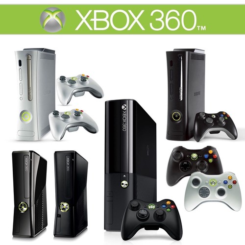 Console xbox 360 - xbox, (bianco/nero)