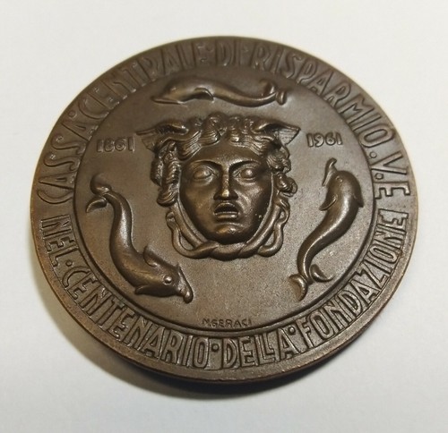 Medaglia centenario fondazione - medaglia,