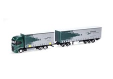 Herpa 319607 | Iveco S-Way telone tenda-treno sospeso | "Spedizione Nero" | 1:87