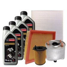Kit Tagliando Ford Fiesta VI 1.5 TDCi B-Max Filtri 4 Olio 5W30 Motorcraft