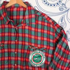 ALPINI SEZIONE DI IVREA GRUPPO DI CROTTE VINTAGE CAMICIA BOSCAIOLO FLANELLA XXL 