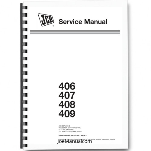 Jcb 406 407 408 409 - 408, di