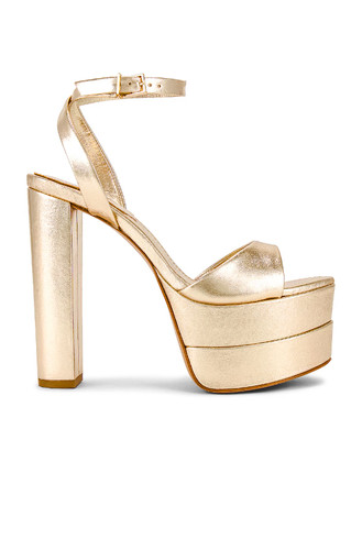 Schutz donna tacco kaila oro - schutz,