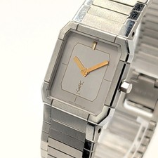 Orologio Yves Saint Laurent 2200-224647 quarzo donna oro argento Y2K 00S vintage