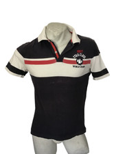 MURPHY & NYE CHICAGO Polo da uomo T-Shirt Maglia Cotone Blu Taglia M Jersey 