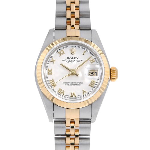 Rolex datejust 79173 crema - rolex,