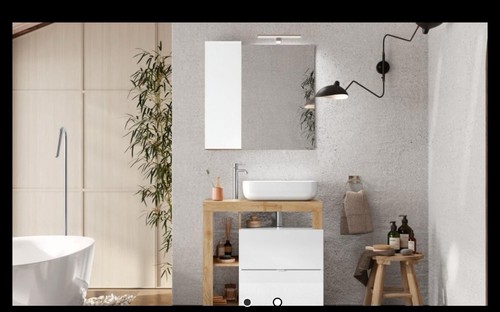 Specchio led con pensile - led,