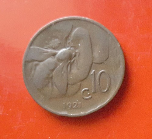 Centesimi 1921 errore - centesimi,