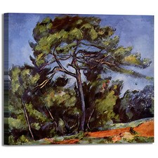 Cezanne grande pino quadro
