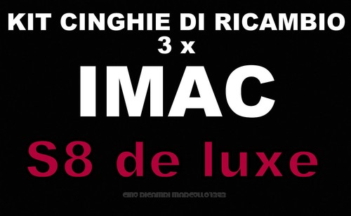 Kit cinghie ricambio - di, 3