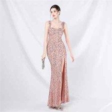 Vestito Abito Elegante Lungo