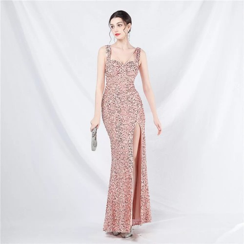 Vestito abito elegante lungo - elegante,