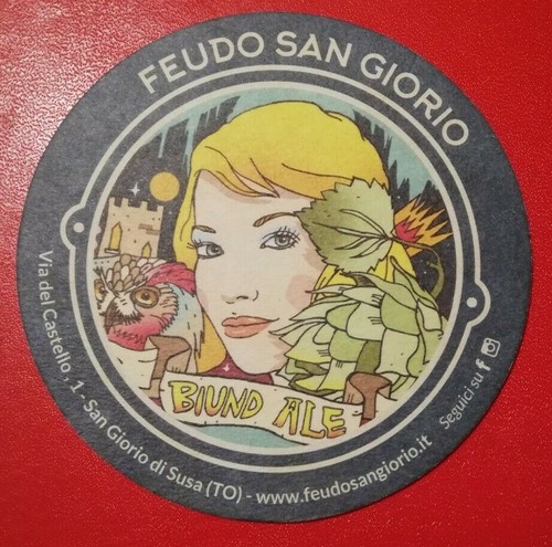 Sottobicchiere birra feudo san - sottobicchiere,