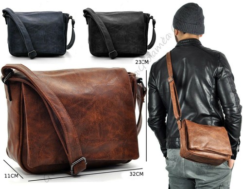 Borsa uomo vintage pelle - borsa,