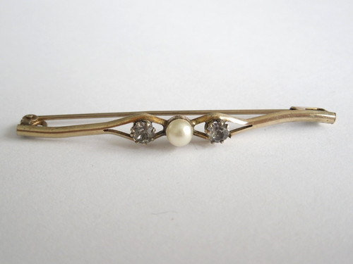Spilla vintage perle - spilla,