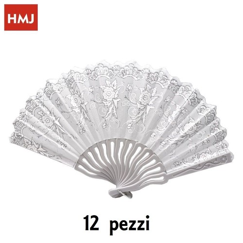 Set pezzi ventaglio bianco - set,