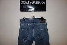 Jeans Dolce&Gabbana Black Label Runway logo DISTRESSATO 44 IT 32 US 550€, RARO