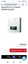 Inverter Fotovoltaico Sofar ZCS 6.6kw Trifase