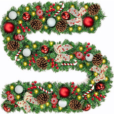 Ghirlanda Natalizia per Scale