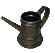 Brocca / Oliera Vintage Rame Argentato Lavorazione A Mano Made In Italy