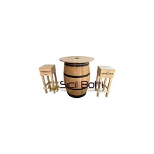 Sgabello in legno massello