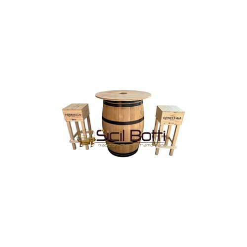 Sgabello legno massello - in,
