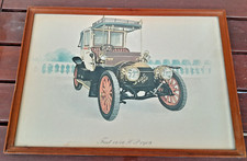 Vintage Quadro Stampa Auto