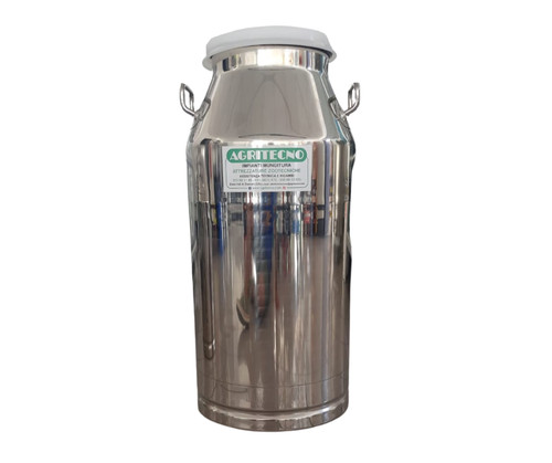 Bidone litri acciaio - 50, inox