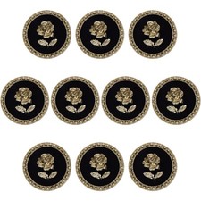 ftiemlovde 10 Bottoni Dorati e