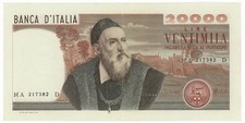 20000 LIRE BANCA D'ITALIA TIZIANO 21/02/1975 qSPL