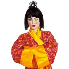 Parrucca geisha Cina nera