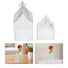 2 PCS Vasi Trasparente