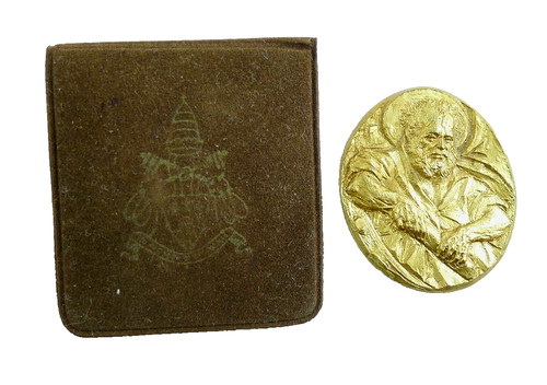 Religione medaglia papale - religione,