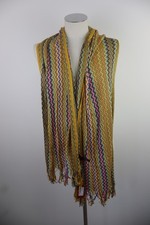 MISSONI SCIARPA DONNA MAN SCARF SCARVES UNISEX ITALY UOMO MADE IN ITALY COTONE