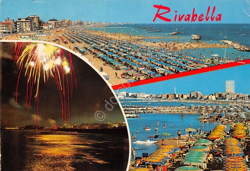 Cartolina rivabella vedute - cartolina,
