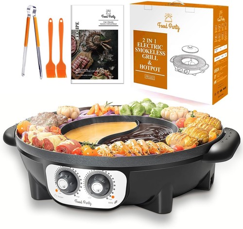Pentola calda con grill 1 - pentola,