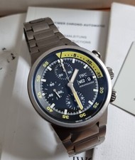 IWC Aquatimer Chronograph IW371918 Tianium Mm 42 Black Dial Bracelet Full 2007