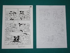 Lara MOLINARI Original Comic Art Classici Disney 533 OK QUACK TURISTA SPAZIALE