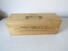 CASSA/CASSETTA BOTTIGLIA  VINO MARINA CVETIC VINTAGE DA COLLEZIONE