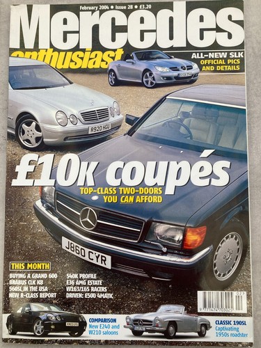 Mercedes enthusiast magazine - enthusiast,