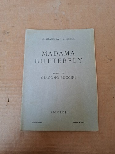 Libretto edizioni ricordi - libretto,